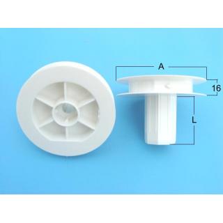 Plastic Pulley F136 with Embody Cap F40 for Ball Bearing