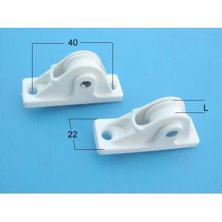 Plastic Braid Guide with Roll Nylon White