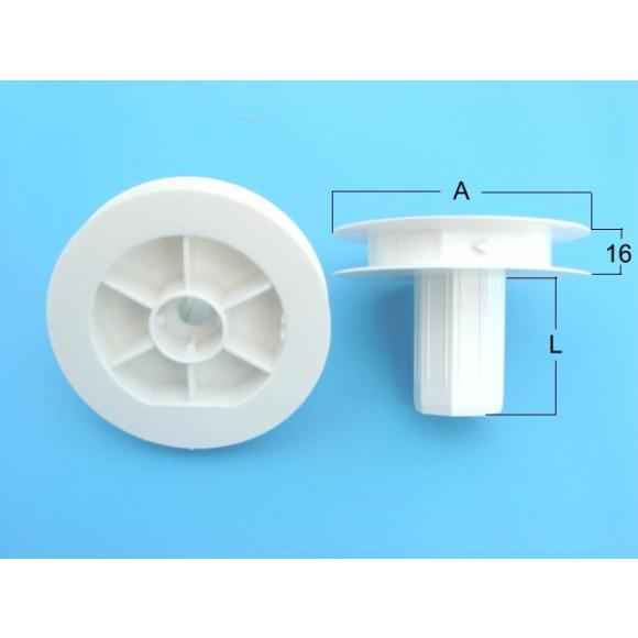 Plastic Pulley F123 with Embody Cap F40 for Ball Bearing